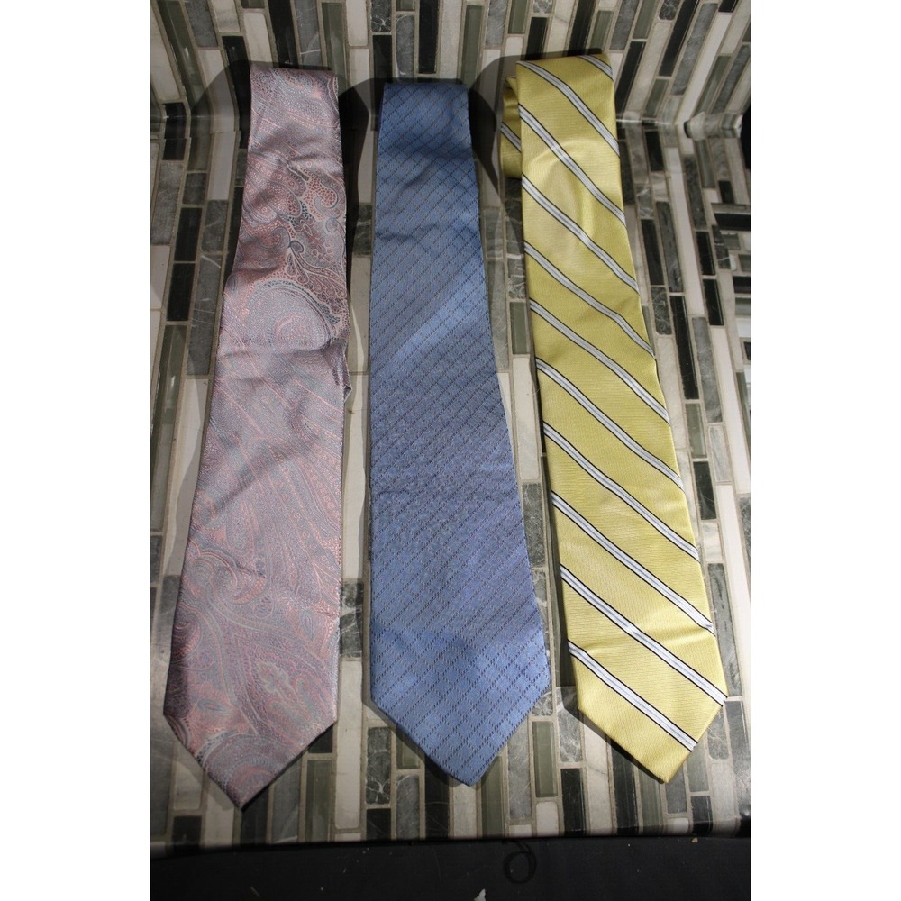 Lot of 3 Silk Designers Ties